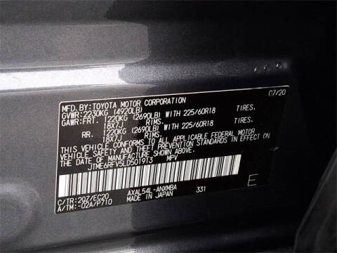 2020 Toyota RAV4 Hybrid XSE