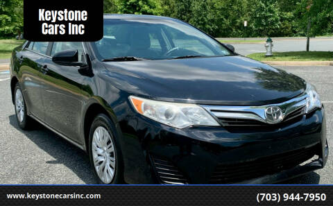 2012 Toyota Camry for sale at Keystone Cars Inc in Fredericksburg VA