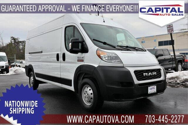 used ram promaster cargo van 2500 high roof for sale