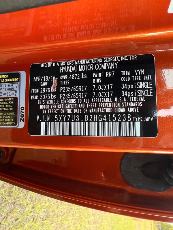 2017 Hyundai Santa Fe Sport 2.4L