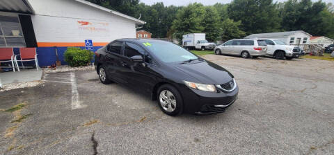 2014 Honda Civic for sale at reinCARnation, LLC in Reidsville NC