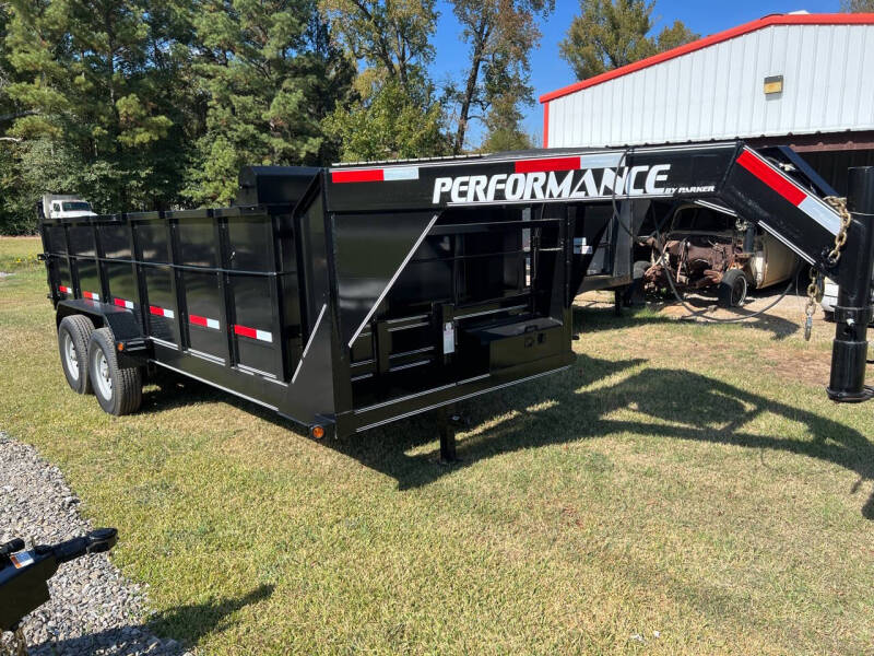 2025 Performance 83”x16’ Gooseneck Dump for sale at M & M Trailer LLC in Shreveport LA