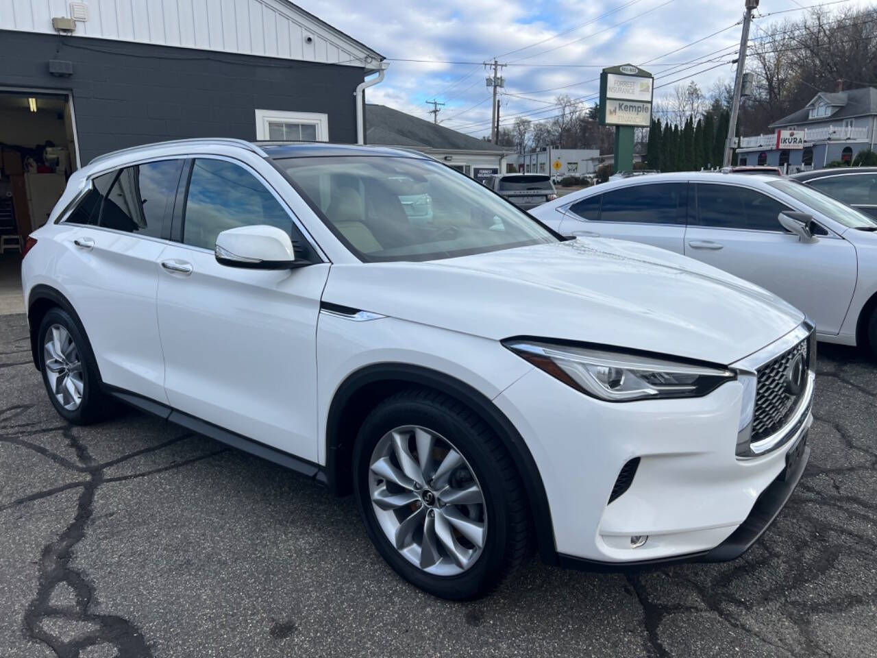 2019 INFINITI QX50 for sale at James Motors Inc. in East Longmeadow, MA