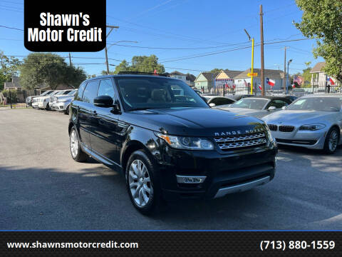 2015 Land Rover Range Rover Sport for sale at Shawn's Motor Credit in Houston TX