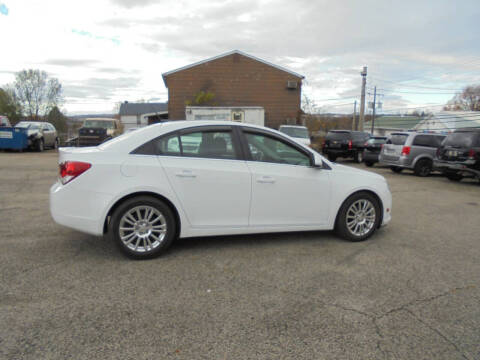 2012 Chevrolet Cruze for sale at B & G AUTO SALES in Uniontown PA