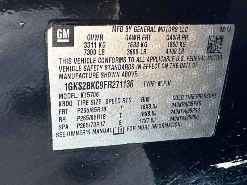 2015 GMC Yukon SLT