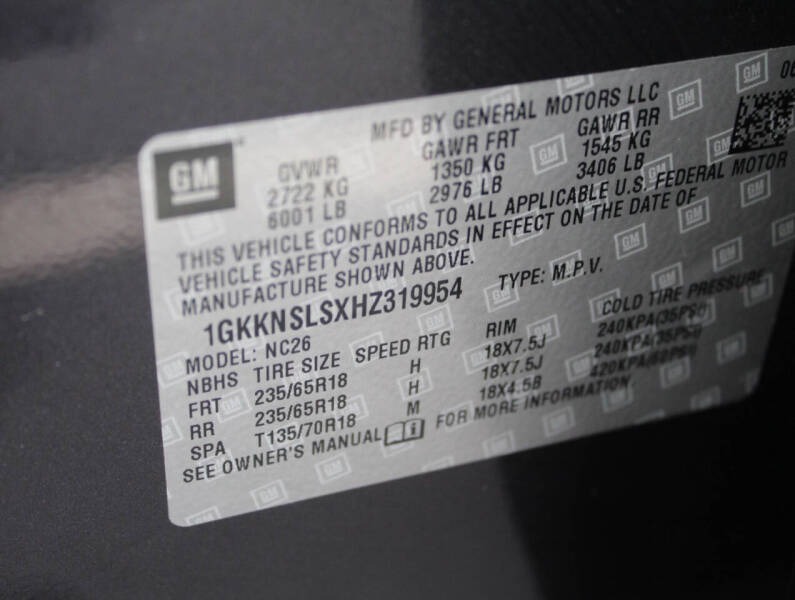 2017 GMC Acadia SLE-2