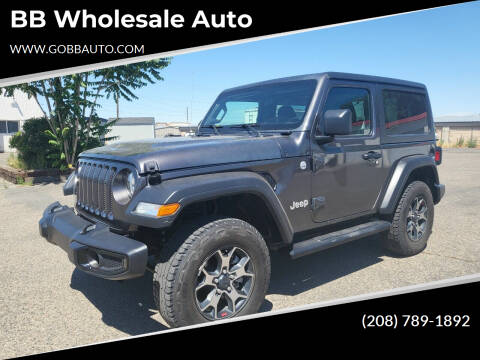 2020 Jeep Wrangler for sale at BB Wholesale Auto in Fruitland ID