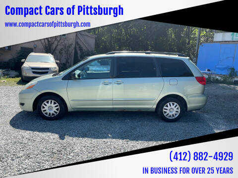 2006 Toyota Sienna for sale at Compact Cars of Pittsburgh in Pittsburgh PA
