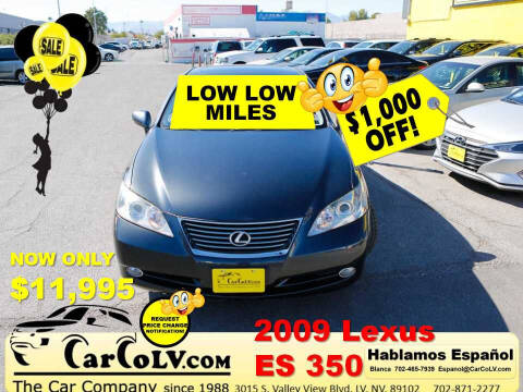 2009 Lexus ES 350 for sale at The Car Company in Las Vegas NV