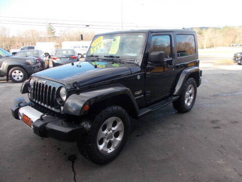 2014 Jeep Wrangler for sale at Careys Auto Sales in Rutland VT