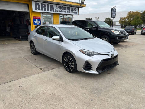 2019 Toyota Corolla for sale at Aria Affordable Cars LLC in Arlington TX