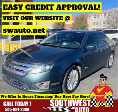 2011 Ford Fusion Hybrid for sale at SOUTHWEST AUTO in Albuquerque NM