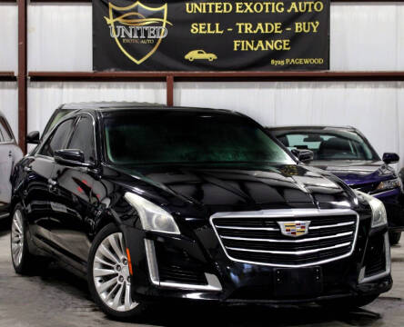 2016 Cadillac CTS for sale at United Exotic Auto in Houston TX