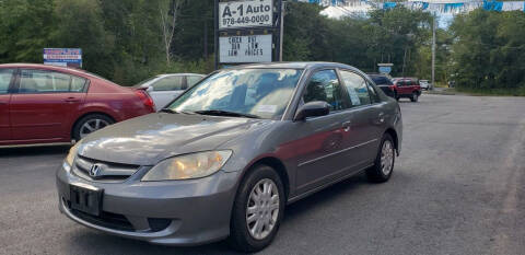 2004 Honda Civic for sale at A-1 Auto in Pepperell MA