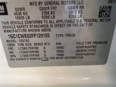 2015 Chevrolet Silverado 2500HD