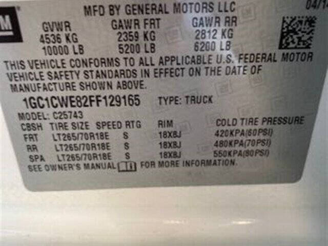 2015 Chevrolet Silverado 2500HD