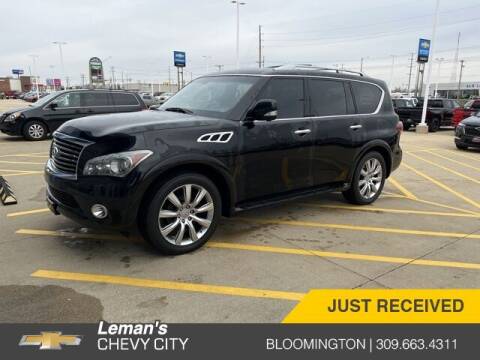 2013 Infiniti QX56 for sale at Leman's Chevy City in Bloomington IL
