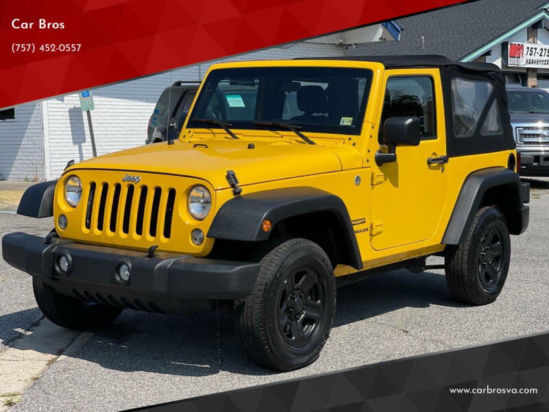 2015 Jeep Wrangler for sale at Car Bros in Virginia Beach VA