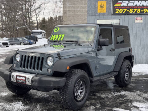 2015 Jeep Wrangler for sale at Rennen Performance in Auburn ME