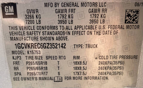 2016 Chevrolet Silverado 1500 LT