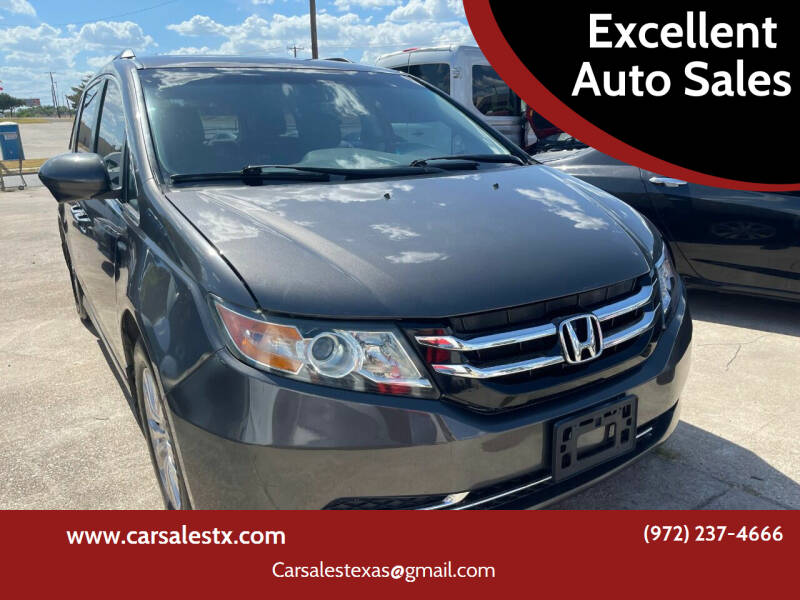2014 Honda Odyssey for sale at Excellent Auto Sales in Grand Prairie TX