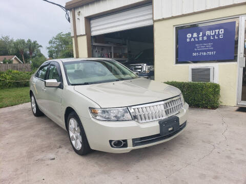 2007 Lincoln MKZ for sale at O & J Auto Sales in Royal Palm Beach FL