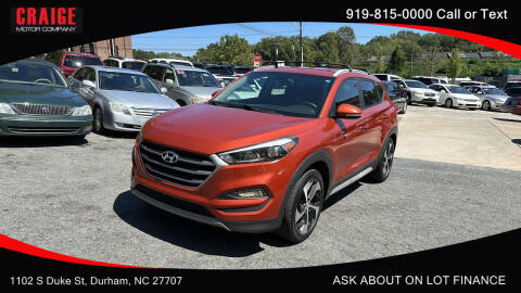 2017 Hyundai Tucson for sale at CRAIGE MOTOR CO in Durham NC