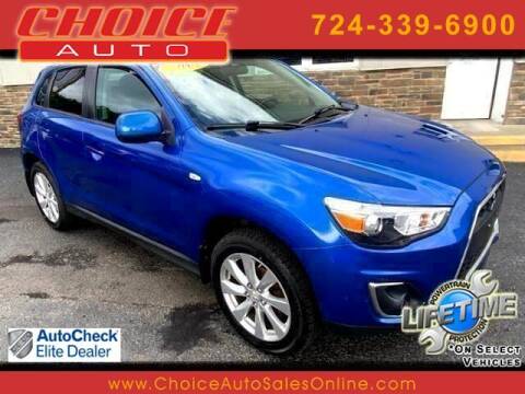 2015 Mitsubishi Outlander Sport for sale at CHOICE AUTO SALES in Murrysville PA