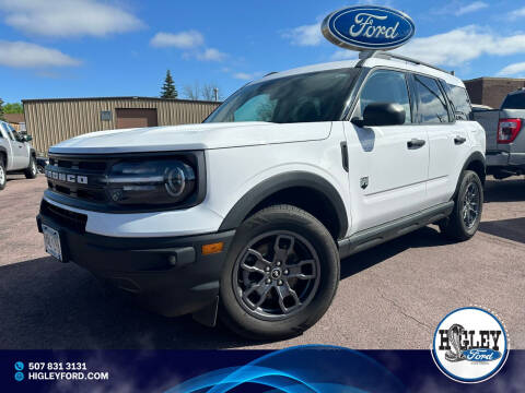 2021 Ford Bronco Sport for sale at HIGLEY FORD in Windom MN