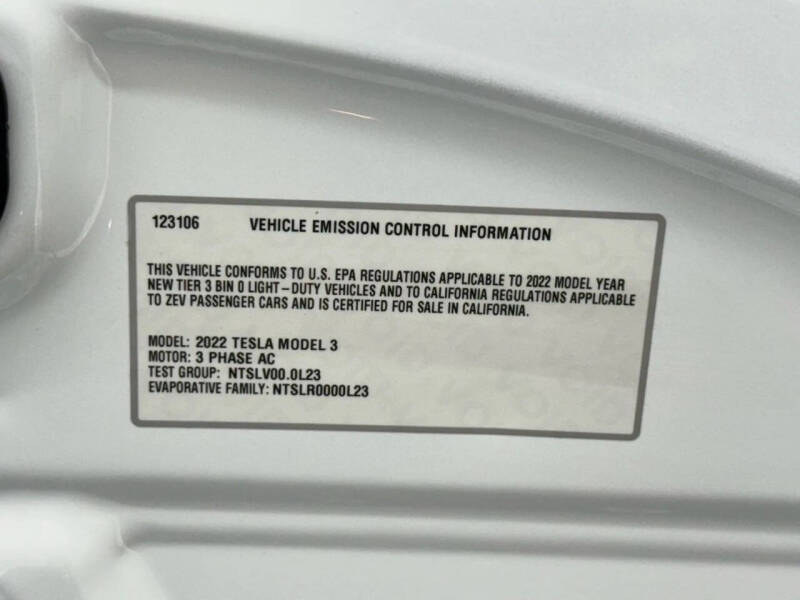 2022 Tesla Model 3 Long Range