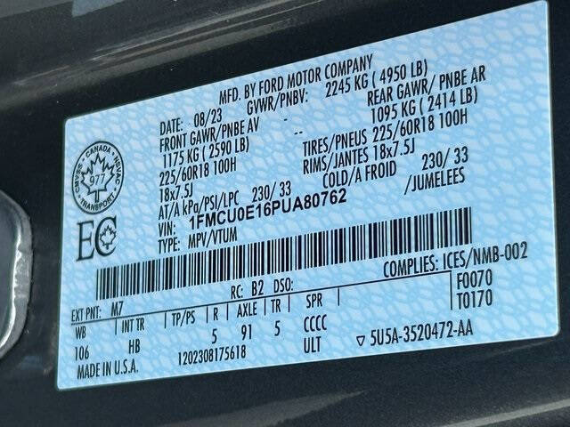 2023 Ford Escape Plug-In Hybrid