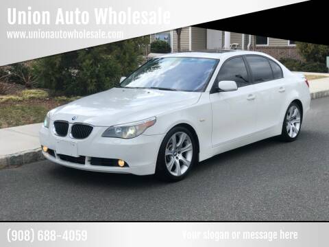 2006 BMW 5 Series for sale at Union Auto Wholesale in Union NJ