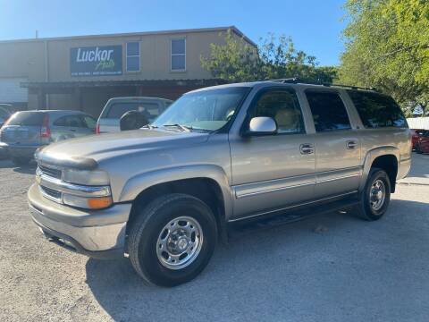 2001 Chevrolet Suburban for sale at LUCKOR AUTO in San Antonio TX