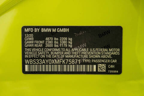 2021 BMW M3 Competition