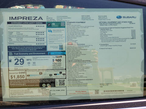 2024 Subaru Impreza RS