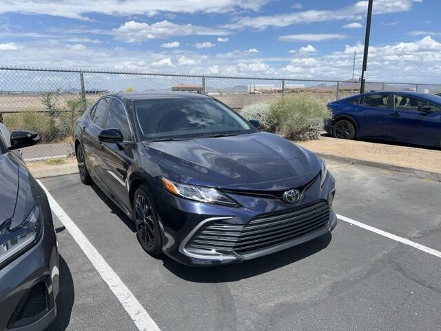 Used 2022 Toyota Camry LE with VIN 4T1C11AKXNU638459 for sale in Peoria, AZ