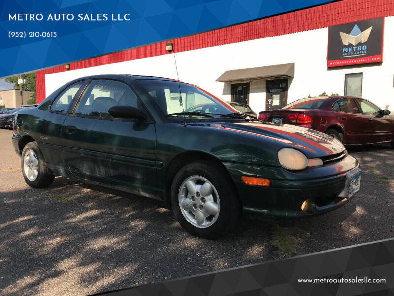 1998 Dodge Neon for sale at METRO AUTO SALES LLC in Blaine MN