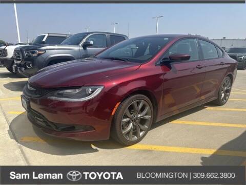 2015 Chrysler 200 for sale at Sam Leman Toyota Bloomington in Bloomington IL