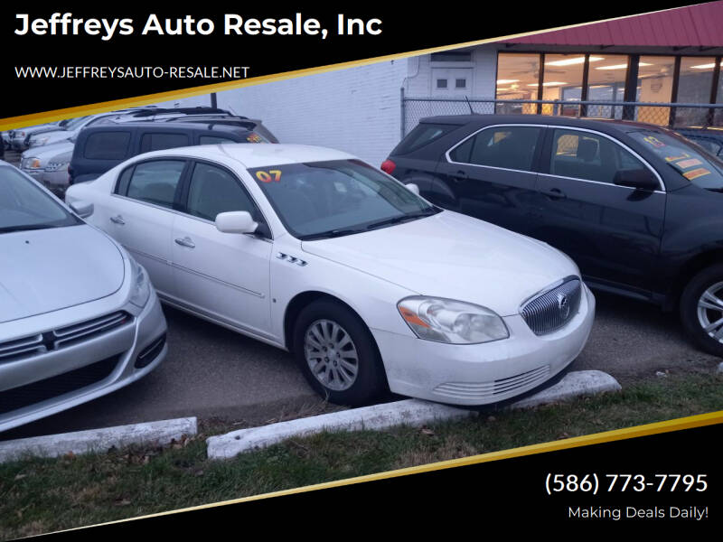 2007 Buick Lucerne for sale at Jeffreys Auto Resale, Inc in Clinton Township MI