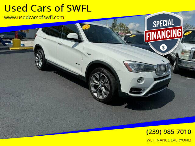 2015 BMW X3 for sale at Used Cars of SWFL in Fort Myers FL