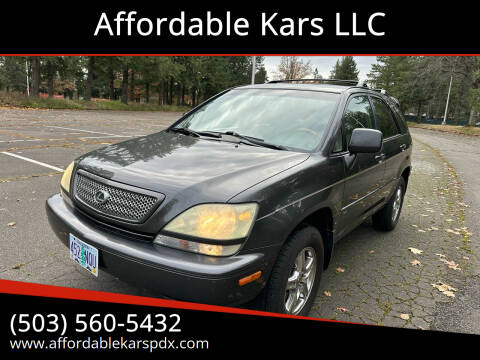 2002 Lexus RX 300 for sale at Affordable Kars LLC in Portland OR