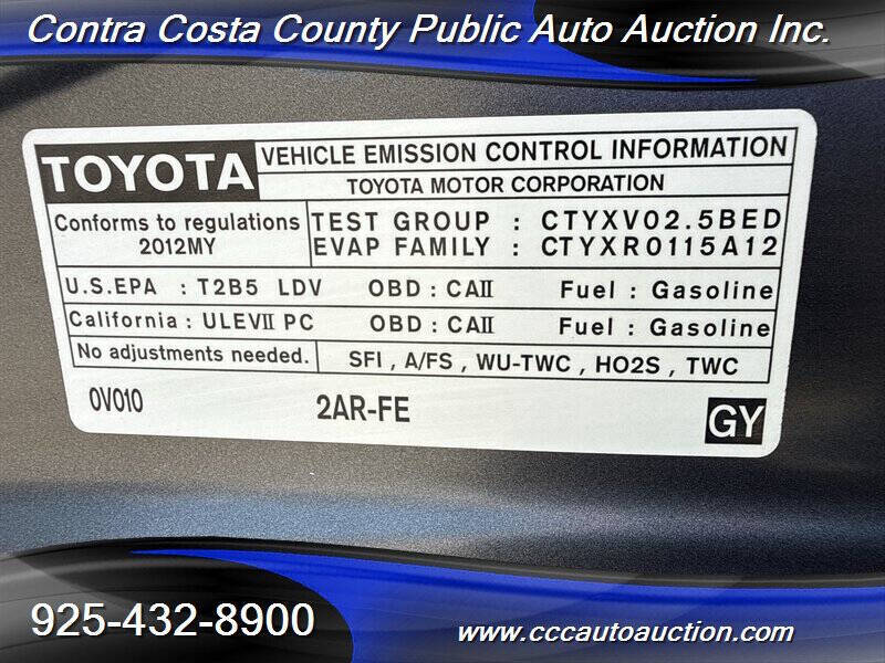 2012 Toyota Camry LE