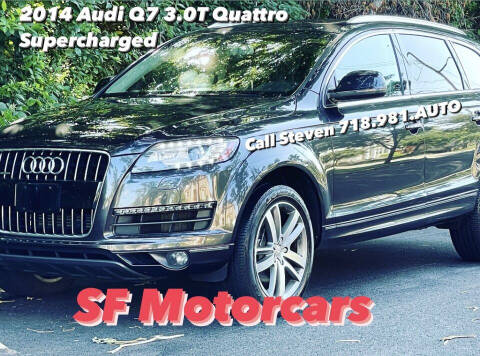 2014 Audi Q7 for sale at SF Motorcars in Staten Island NY