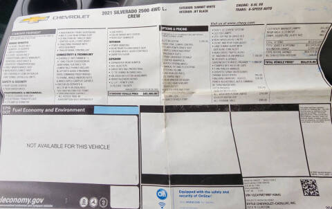 2021 Chevrolet Silverado 2500HD