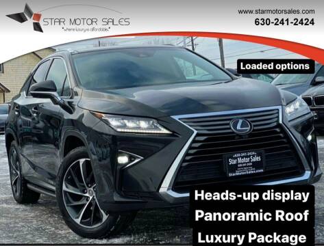 2017 Lexus RX 350 for sale at Star Motor Sales in Downers Grove IL