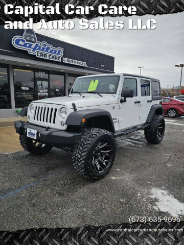 2016 Jeep Wrangler Unlimited for sale at Capital Car Care and Auto Sales LLC in Jefferson City MO