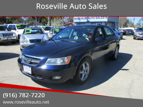 2006 Hyundai Sonata for sale at Roseville Auto Sales in Roseville CA