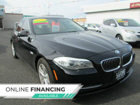 2013 BMW 5 Series for sale at Luxe Auto Sales in Modesto CA