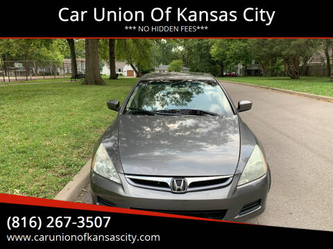 2006 Honda Accord for sale at Car Union Of Kansas City in Kansas City MO